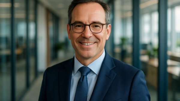 Professional man in blue suit smiling, Maffey's Security Group Acquisition