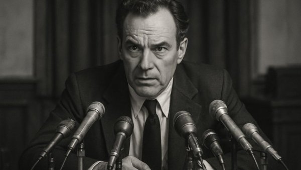 Vintage photo of speaker highlighting New Jersey political legacy Richard Codey.