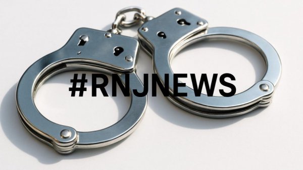 Police Impersonation Huntersdon County news handcuffs with hashtag.