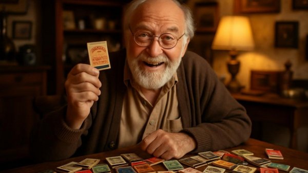 Matchbook collecting South Jersey enthusiast showing vintage collection.