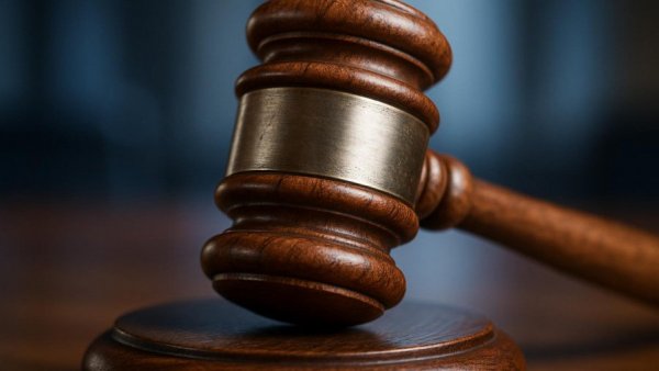 Close-up of a judge's gavel for a family law seminar.