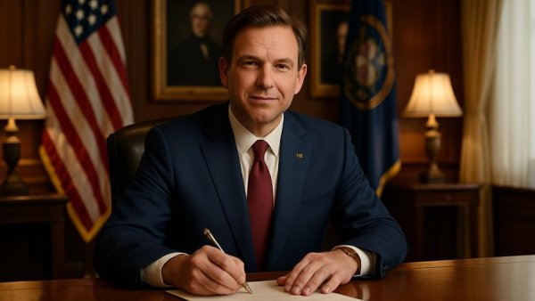 Governor Sherrill signs 90-day pause on rules in NJ office.