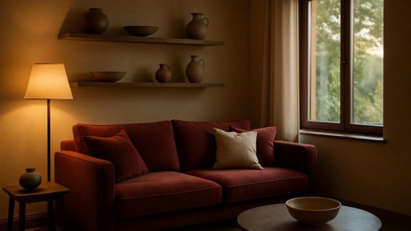 Cozy living room setup highlighting home makeover in New Jersey