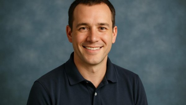 Sparta High School Staff Member of the Month smiling portrait.