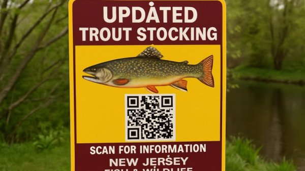 New Jersey Fish & Wildlife to install updated trout stocking signs with QR codes