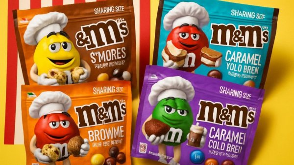 M&M'S Flavor Vote bakery-inspired flavors packaging.