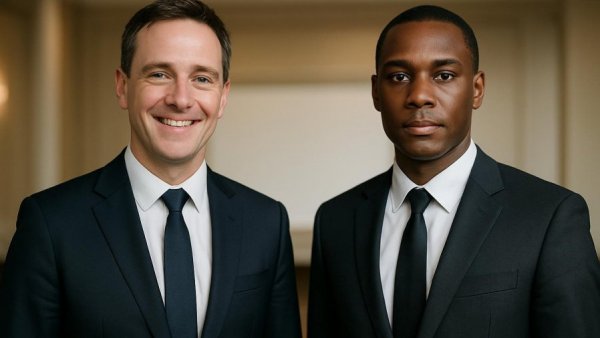 NJEDA's Economic Growth Strategies event with two professionals.