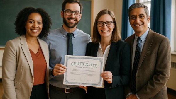 Sparta NJ Middle School educators honored with certificates