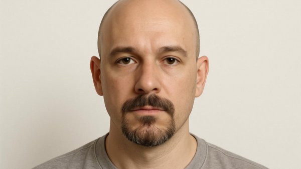 Florida man charged multi-state kidnapping, bald man portrait.