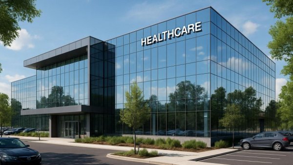 Contemporary healthcare facility in Montvale offering mammogram services.