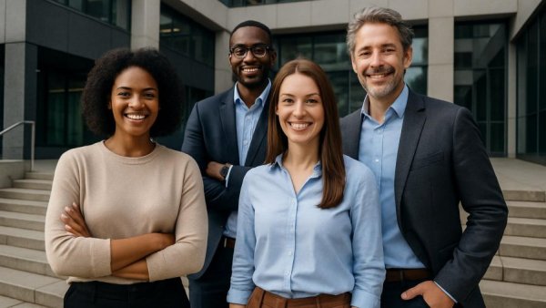 Hunterdon County Crisis Intervention Training participants gathered on steps.