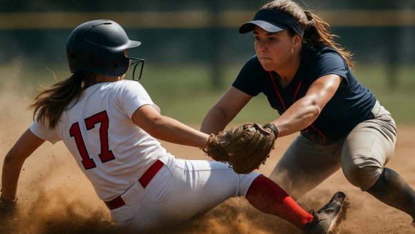 Sparta softball loss to Morristown captured in intense action scene.