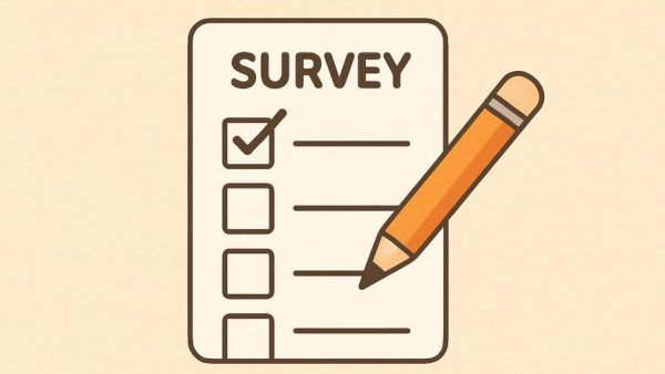 Illustration of checklist on monitor with pencil for high-dose flu vaccine study