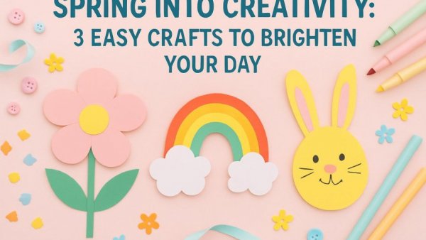 Spring Into Creativity: 3 Easy Crafts to Brighten Your Day