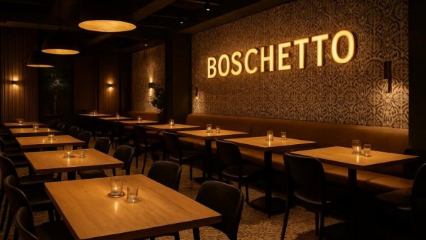 Chic restaurant interior showcasing Boschetto expansion in Northern NJ