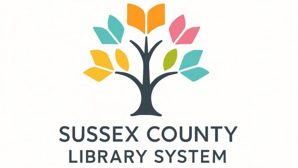Sussex County Library System logo with tree design for Sussex County NJ Summer Reading Program