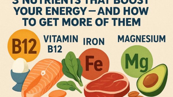 3 Nutrients That Boost Your Energy — and How to Get More of Them