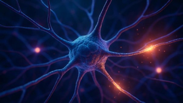 Neural illustration highlighting lifestyle factors for dementia prevention.