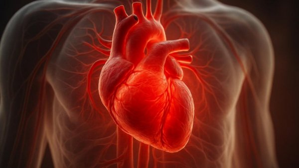 Illustration of PDE9 Inhibition in heart highlighting cardiovascular effects