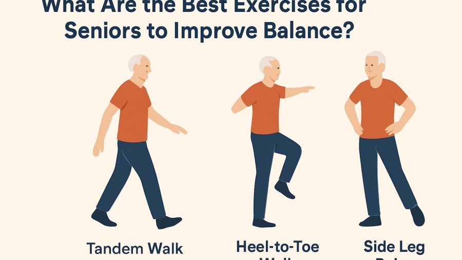 Effective fall prevention exercises for seniors focusing on balance improvement.