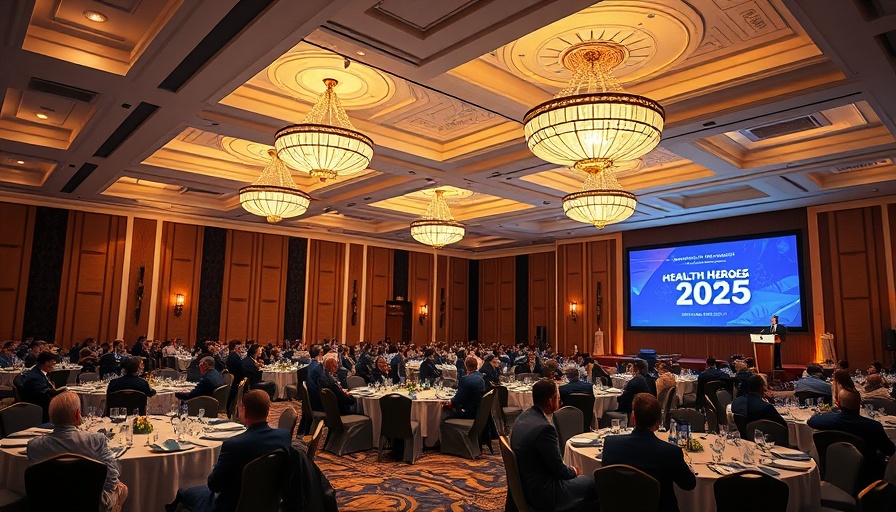 Elegant ballroom event for Health Care Heroes 2025, New Jersey.
