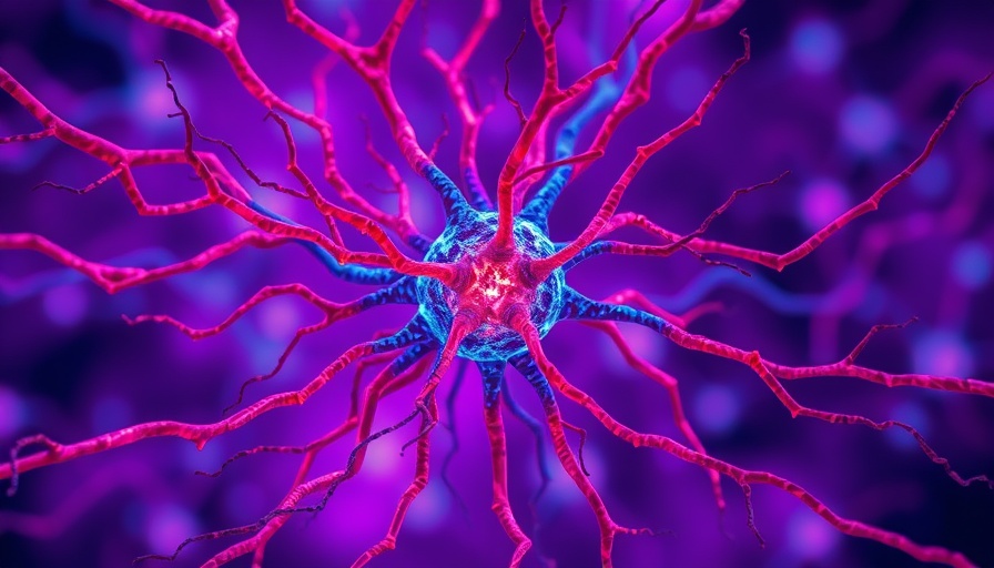 Neurons depicted in Alzheimer's study, scientific illustration, high detail.