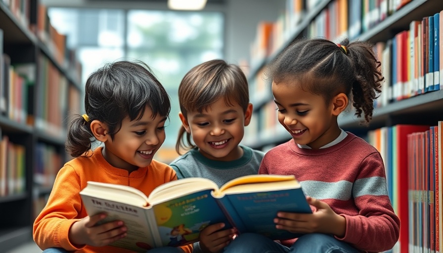 Kids enjoying books at Sussex County Reading Rocks Program.