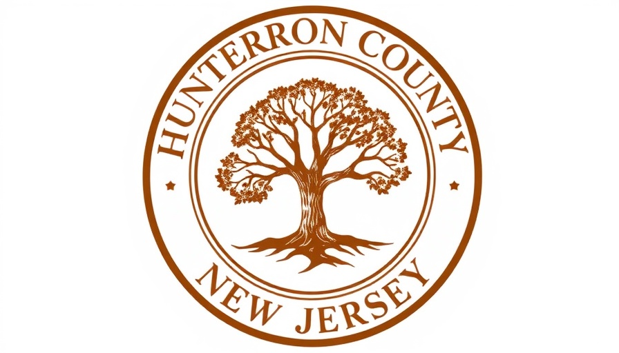 Hunterdon County official seal for open space projects.