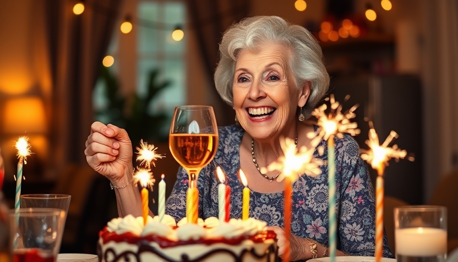 Superagers' brains are different; elderly woman celebrating 92nd birthday.