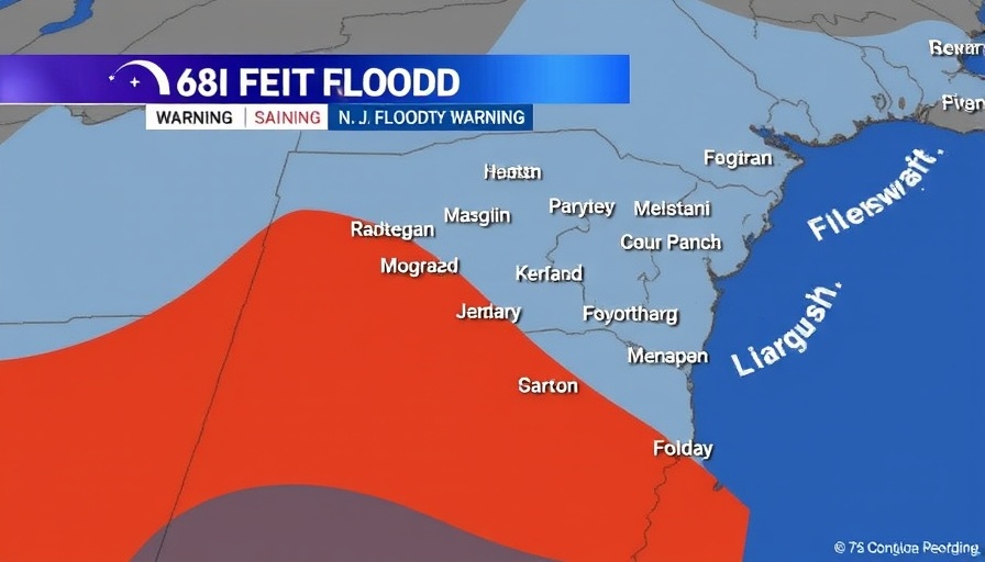 Flash flood warning affecting 3 N.J. counties until Sunday night due to thunderstorms