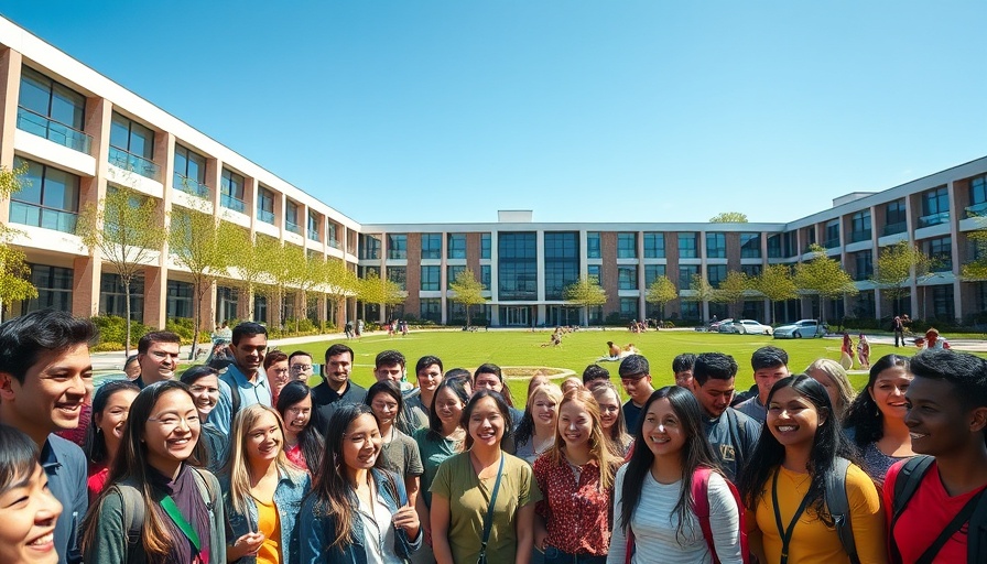 William Paterson University students gather outdoors, showcasing enrollment growth.