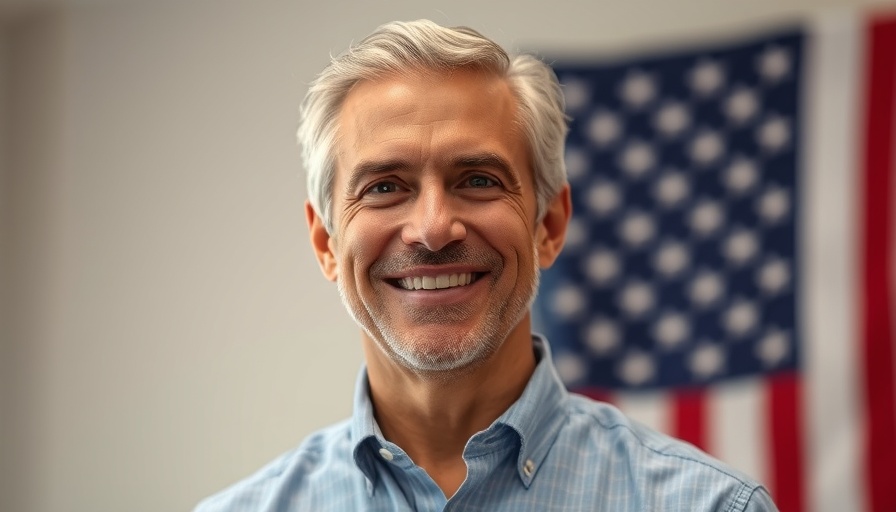Man in suit in front of American flag, Affordable Care Act premium tax credits context.