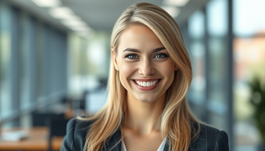 Erica E. Bross Riker Danzig professional portrait smiling, office background.