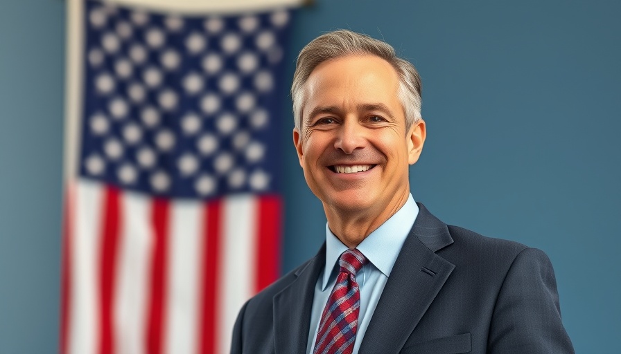 Man in suit in front of American flag related to 9/11 Commission report review.
