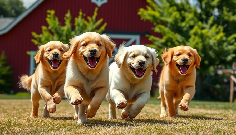 Golden retriever experience in Millstone NJ, dogs playing outdoors.