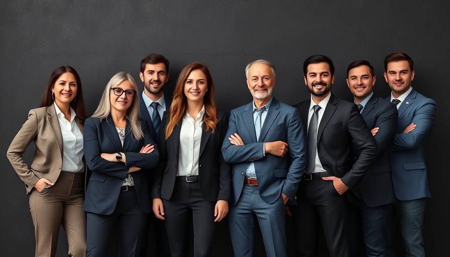 Private Advisor Group merger team in formal attire.