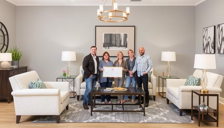 Modern Line Furniture Celebrating Employee of the Month Program