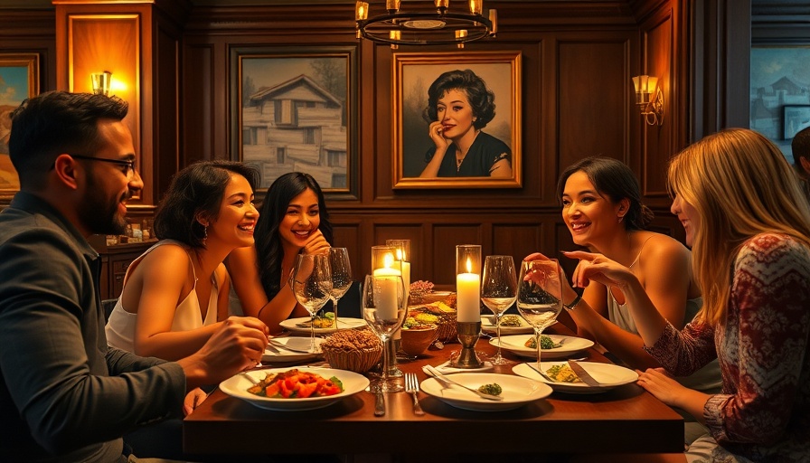 Group enjoying a meal in New Jersey underground dining scene.