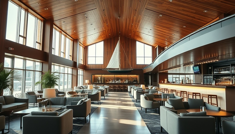 Elegant lounge at The Sheridan at Severna Park, featuring stylish seating and decor.
