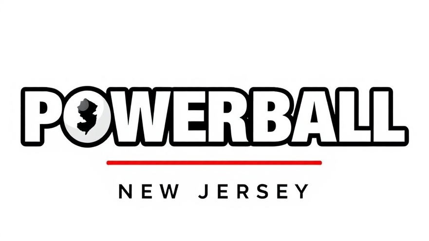 Powerful New Jersey Lottery Powerball logo highlighting jackpot history in sleek design.