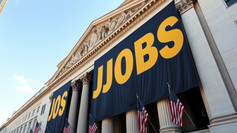JOBS banner on US Chamber of Commerce building, H-1B visa fee lawsuit.