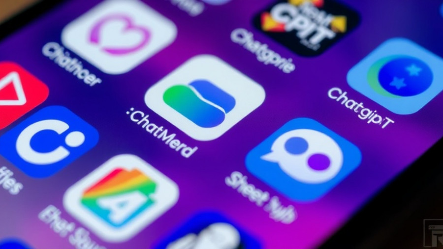 AI apps like ChatGPT in workplace investigations on phone.