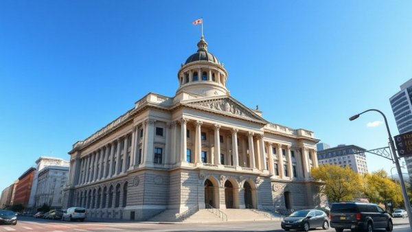 The 6th Circuit courthouse building under a clear sky.