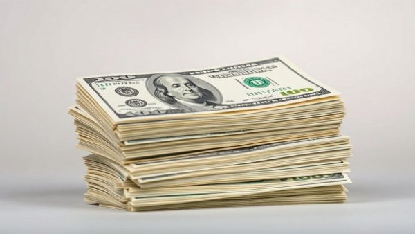 Stacks of hundred dollar bills represent salary budgets stable in 2026.
