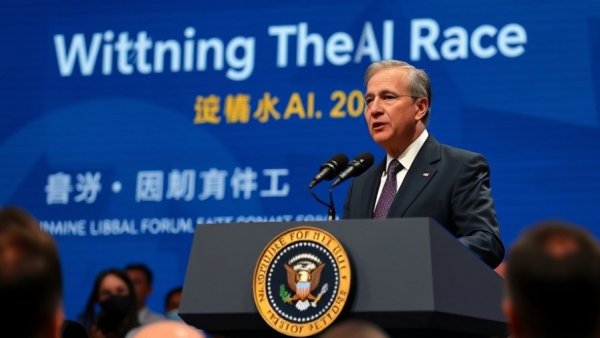 Government official discusses minimally burdensome federal AI rules.