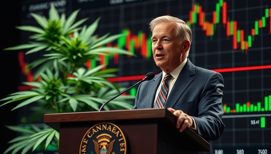 Cannabis stocks soar after Trump's CBD video with financial charts.