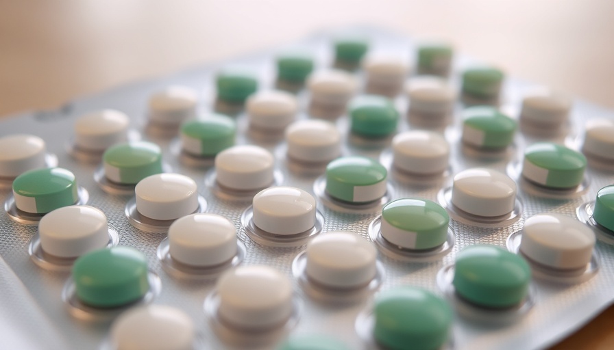 Close-up of birth control pills highlighting South Carolina contraception access