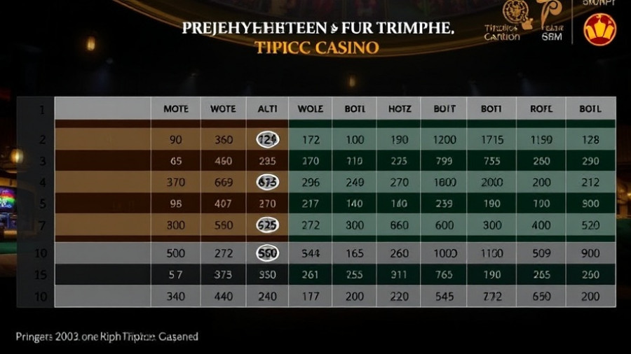 Wahrscheinlichkeiten für Triumphe im Tipico Casino