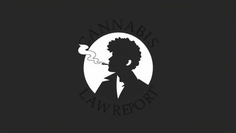 Monochrome Cannabis Law Report logo.