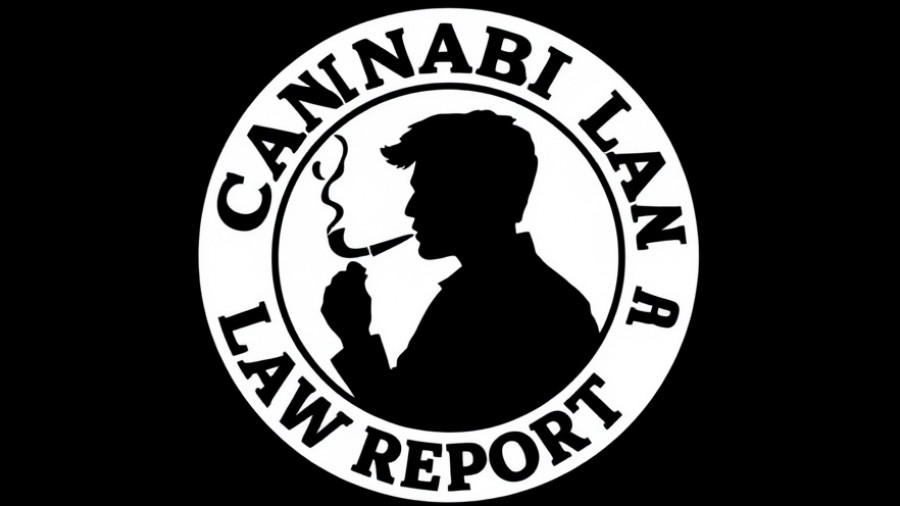 Cannabis Law Report logo in silhouette style
